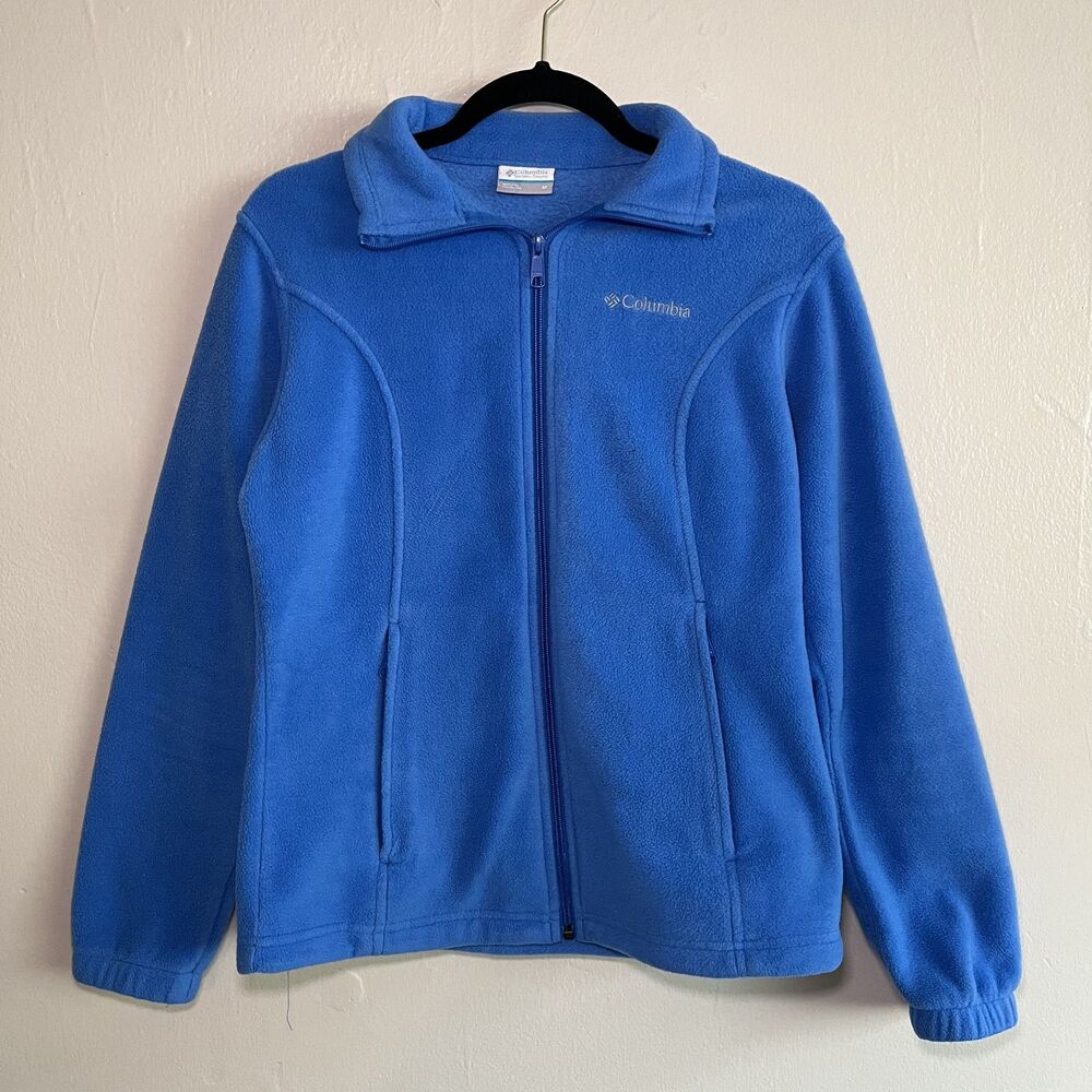 Columbia Blue Fleece Zip Up Jacket